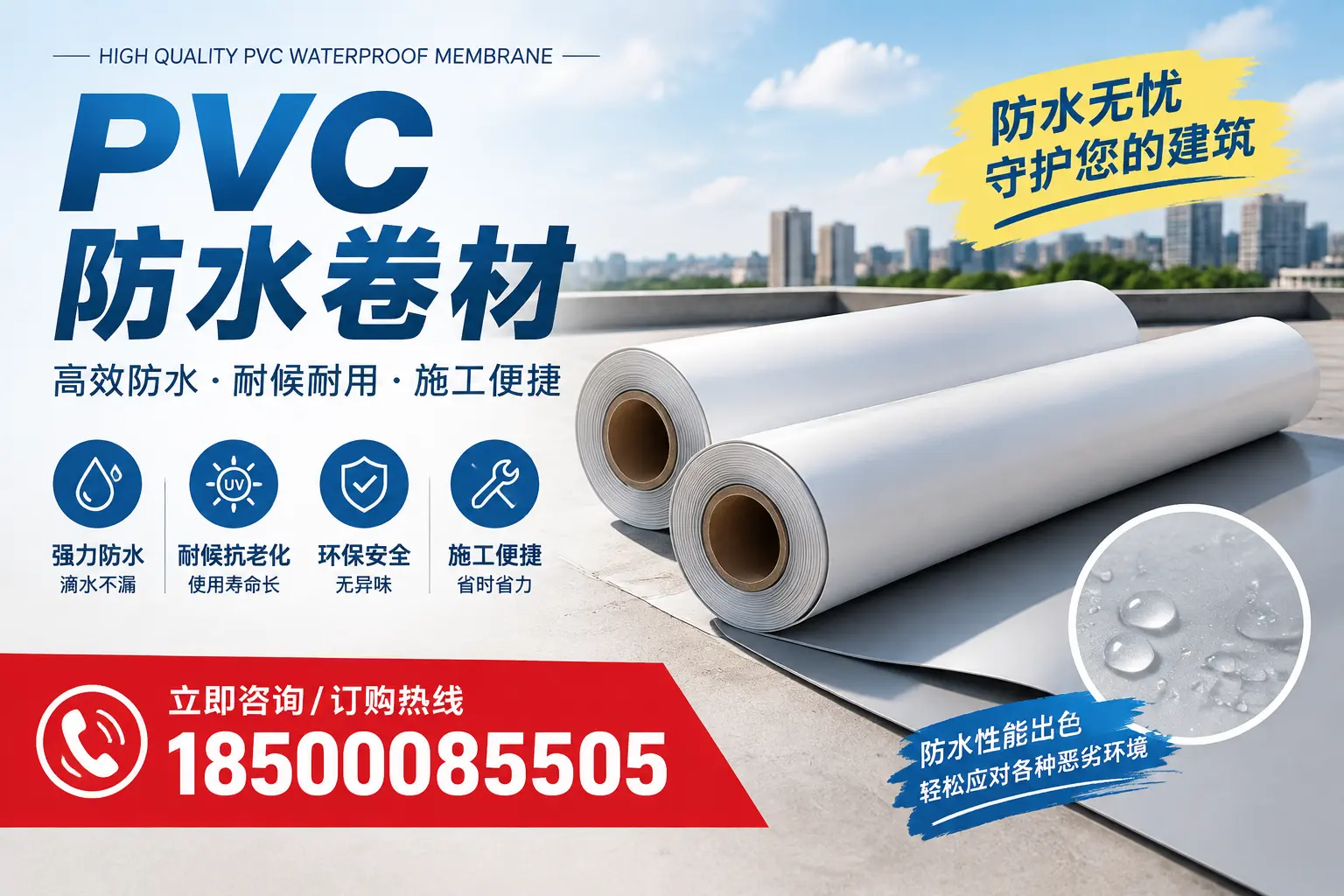 如何正确储存PVC防水卷材？邵阳用户的实用建议